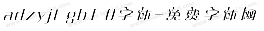adzyjt gb1 0字体字体转换